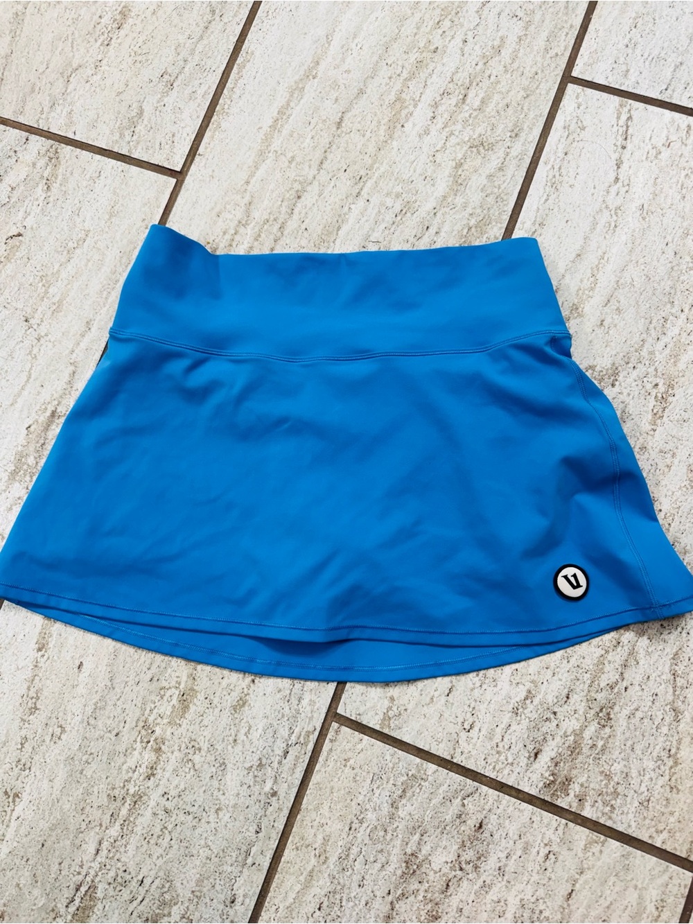 Vuori Bright Blue Athletic Skort with Logo